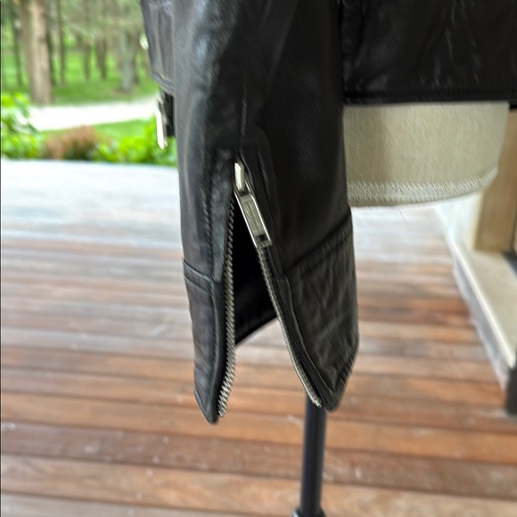 Banana Republic Black Leather Jacket - Picture 6 of 8